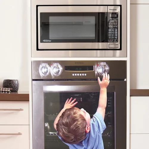 Vista 6 de Dreambaby Cubierta de seguridad para perilla de estufa y horno, modelo L730A, 5 unidades (paquete de 1)