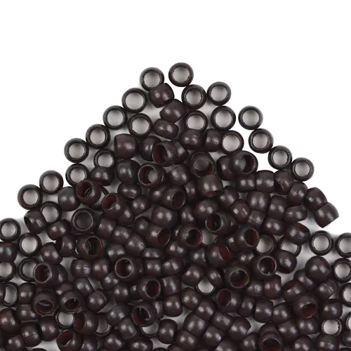 Vista 81 de 200 cuentas nano de 0.118 pulgadas (0.118 in), microenlaces de cobre, nano anillos, cuentas de cabello para extensiones de cabello (rubio oscuro)