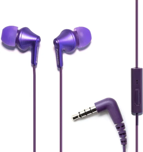 Vista 4 de Panasonic ErgoFit Auriculares con Cable con Micrófono, Conector de 3.5mm Auriculares Intrauditivos con Cable, Auriculares con Cable con Micrófono