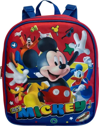 Vista 2 de Ruz Mickey Mouse Toddle Boy - Mochila pequeña de 12 pulgadas (rojo y azul), rojo- azul , Moderno