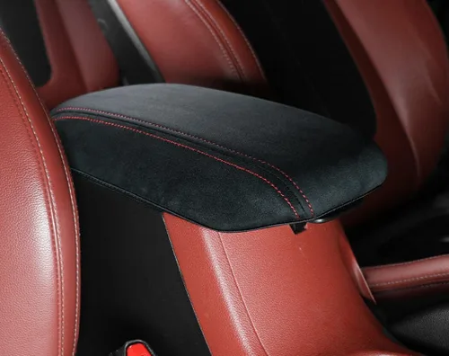 Vista 8 de JUIVEEL 1 funda de espuma viscoelástica para consola central, cojín para reposabrazos de automóvil, compatible con accesorios de línea Hyundai