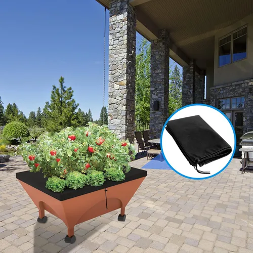 Vista 5 de 3 fundas de repuesto para recolectores de ciudad, cubierta de caja de maceta de 20 x 24 pulgadas, cubierta de kit de replanta para mantillo de jardín