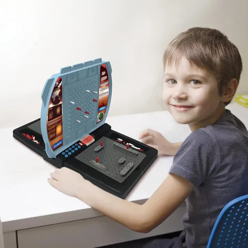 Vista 9 de Lexibook Batalla Naval Parlante (francés, inglés, español, portugués), Juego de Mesa Electrónico para 1 o 2 Jugadores, Interactivo, Efectos de Luz