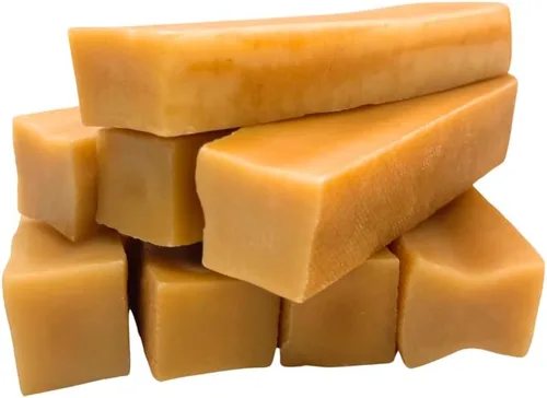 Vista 8 de Masticables prémium de queso de yak para perros del Himalaya - Masticables naturales de yak para perros grandes y pequeños - Masticables de leche