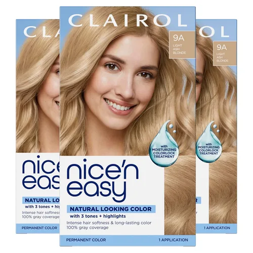 Vista 21 de Clairol - Tinte permanente Nice'n Easy para el cabello, color rubio extra claro 10 (Extra Light Blonde), paquete de 3