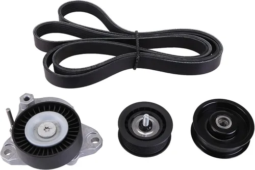 Vista 6 de Tensor de correa de transmisión del motor y polea tensora compatible con Mercedes-Benz C300 C350 E350 E550 2722000270, para Dodge