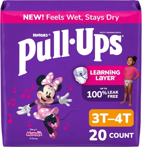 Vista 17 de Pull-Ups Pantalones de entrenamiento para ir al baño para niñas, Talla 2T-3T Ropa interior de entrenamiento (16-34 libras), 23
