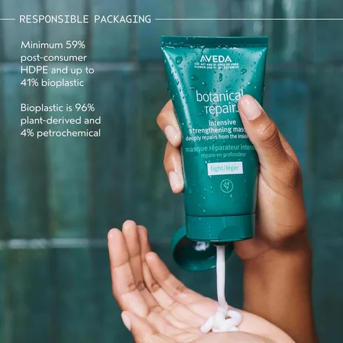 Vista 7 de Aveda Botanical Repair Intensive Strengthening Masque Light Bond-Building Hair Mask for Stronger Hair Deep Conditioner Detangles, Softens Fine