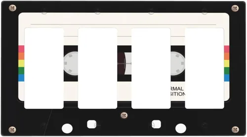 Vista 27 de Cubierta de interruptor de luz de animales de la jungla Tigre Koala Jirafa linda, cubierta de interruptor de pared de palanca única decorativa de 1