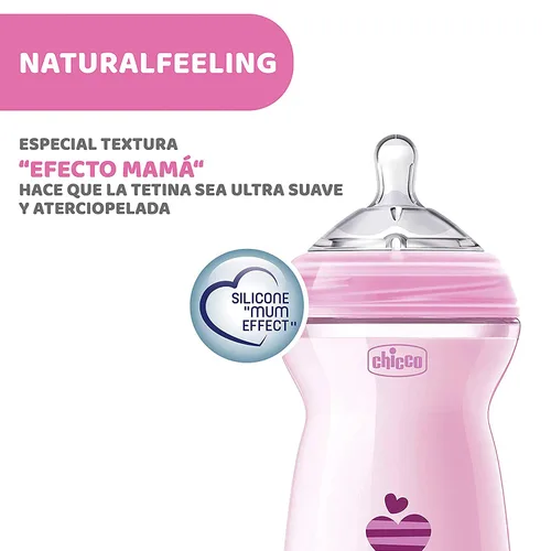 Vista 5 de Chicco Sensación Natural 6 meses + Botella Bimba 11.2 fl oz