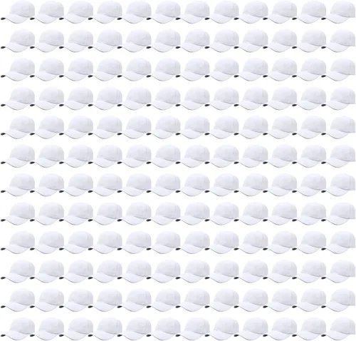 Vista 44 de Falari - 24/144 unidades de gorra de béisbol unisex, lisa y de tamaño ajustable, venta al por mayor