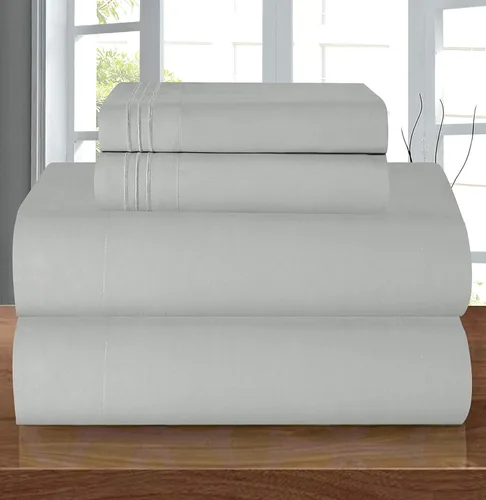 Vista 144 de Elegant Comfort - Juego de sábanas de microfibra de 1500 hilos de calidad hotelera prémium de 4 piezas - Resistente a arrugas, sábana bajera