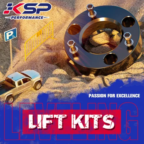 Vista 5 de KSP Kits de elevación de nivelación de 3 pulgadas para Ram 1500 2009-2026, espaciadores de puntal delantero forjado de 3" que elevan 3 pulgadas