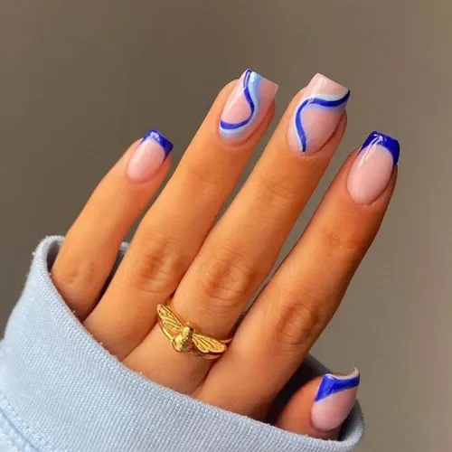 Vista 14 de Foccna Uñas postizas cuadradas largas, color rosa perla, uñas postizas acrílicas, uñas artificiales para mujeres y niñas, 24 piezas
