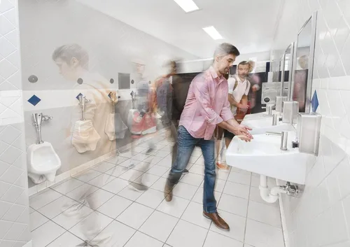 Vista 5 de Moen 8312 M-Power Válvula electrónica de descarga electrónica accionada por sensor de 3/4 pulgadas, funciona con pilas, 1.0 gpf, cromo