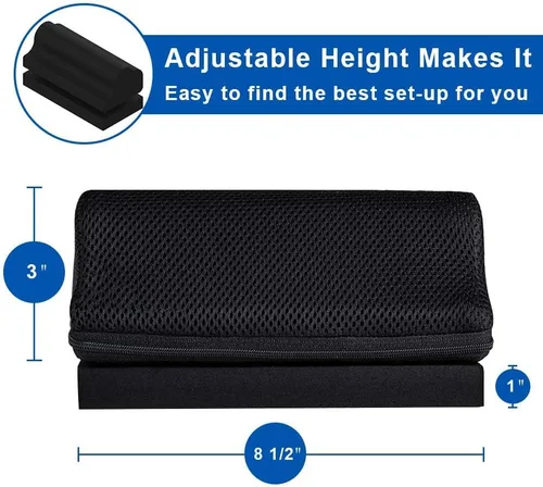 Vista 2 de StrongTek Cervical Neck Wedge – Firm Foam Orthotic Block for Neck Curve Restoration, Support for Posture Correction, Headache Relief, and Cervical