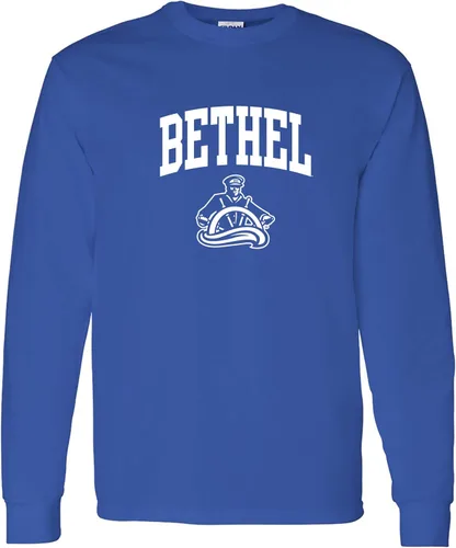 Vista 82 de NCAA oficial de College – University Team Color Arco Logo Manga Larga