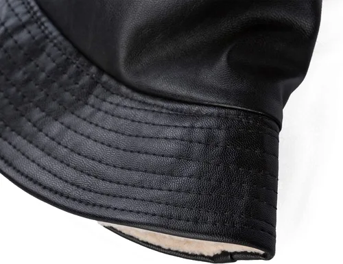 Vista 6 de ZLYC Sombrero unisex de moda para pescadores de piel sintética impermeable