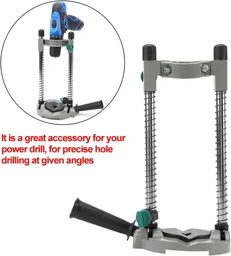 Vista 4 de Akozon Soporte de taladro de ángulo ajustable de 45 grados para taladro eléctrico