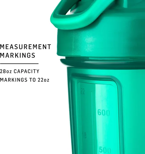 Vista 3 de BlenderBottle Classic V2 - Botella mezcladora V2, 28 onzas (paquete de 2), rojo, verde y botella mezcladora clásica V2, perfecta para batidos