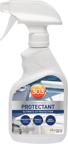 303 (30305) Marine - Spray protector de UV para vinilo, de plástico, hule, fibra de vidrio, piel y más – repele Polvo y Suciedad – No Tóxico,