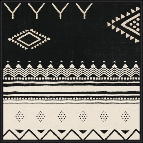 Vista 7 de Amanti Art Framed Canvas Wall Art 30x30 Geo Textile Crop II by Victoria Barnes, Framed Wall Art Canvas, Abstract Artwork, Modern Decor, Large Poster