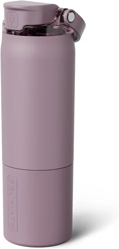 Vista 27 de BrüMate Rise Botella de agua de 25oz con popote de silicona cubierto Botella de agua aislada 100% a prueba de fugas Base apta para portavasos