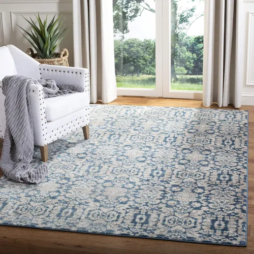 Vista 10 de SAFAVIEH Sofia Collection SOF381C - Alfombra vintage oriental, envejecida, no desprende pelusa, para sala de estar, entrada, vestíbulo, pasillo