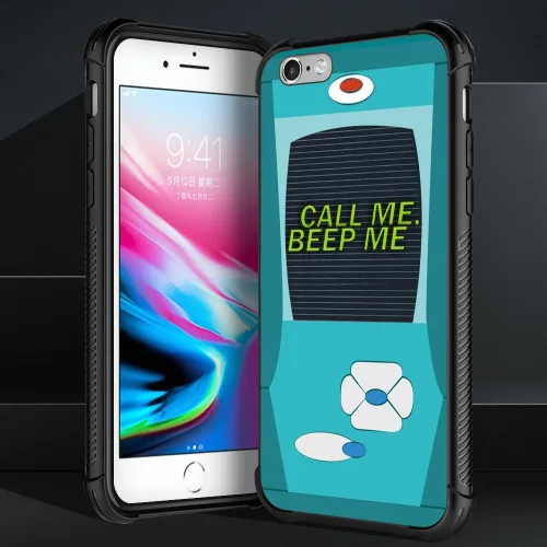 Vista 4 de Funda compatible con iPhone 6/iPhone 6S, consola de juegos azul, diseño de patrón increíble, a prueba de golpes, antiarañazos, carcasa trasera