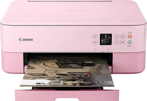 Vista 15 de Canon TS5320 Impresora inalámbrica todo en uno, escáner, copiadora con AirPrint, negro, lista para reposición de Amazon Dash