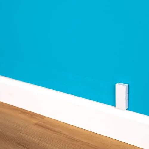 Vista 4 de Sewell Ghost Wire 2.0, cable de altavoz adhesivo súper plano, 16 AWG, 2 conductores, carrete de 7,6 m, blanco