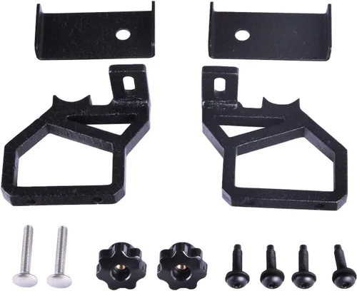 Vista 9 de Soportes de capó de elevación alta para Jeep Jack Mount JK 2007-2018, soporte de montaje de gato todoterreno Hi Lift Jack Mount