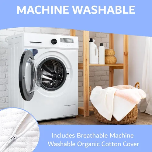 Vista 7 de Almohada para Pies de Media Luna - Almohada Cilíndrica para Rodilla de Máxima Comodidad, Elevador de Piernas para Dormir, Almohada de Cuña