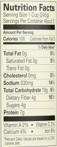 Vista 3 de Amys, Sopa de guisante dividido bajo en sodio orgánico, 14.1 onzas