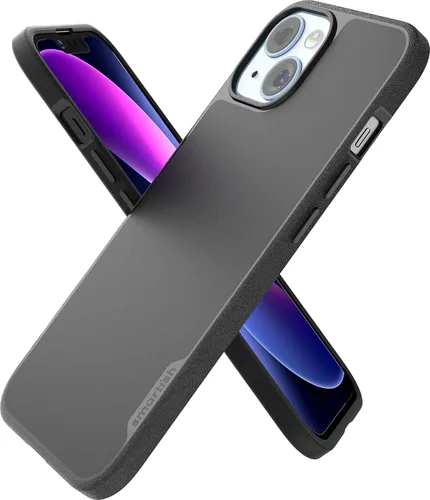 Vista 158 de Smartish® - Funda magnética para iPhone 15, Gripmunk compatible con MagSafe [ligera + protectora], funda de agarre delgada con forro de microfibra