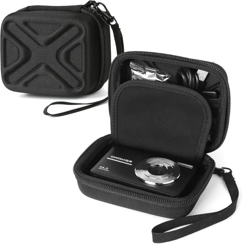 Funda para cámara digital AbergBest 21 Mega Pixels 2.7" LCD recargable HD/Kodak Pixpro/Canon PowerShot ELPH 180/190/Sony DSCW800/DSCW830, funda