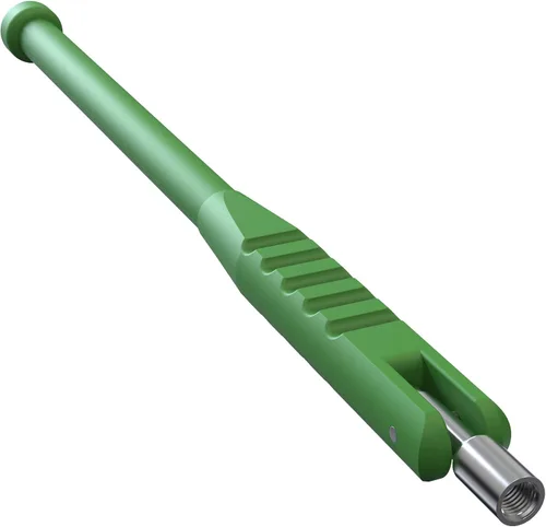 BASIKER Herramienta extractora de vástago de válvula de neumático, sin arañazos, con herramienta de núcleo de válvula, verde, reemplazo perfecto