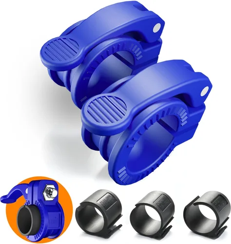 Mini Pro Barbell Clips de 1 pulgada I Collar de barra ajustable de varios tamaños I Abrazaderas de barra de 1 pulgada, clips de peso de liberación