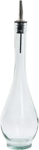 TableCraft H931 Siena 16 Oz. Green Tint Glass Oil Bottle