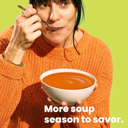 Vista 4 de Pacific Foods Sopa de Tomate Cremosa Orgánica con Bajo Contenido en Sodio, Caja de 32 oz