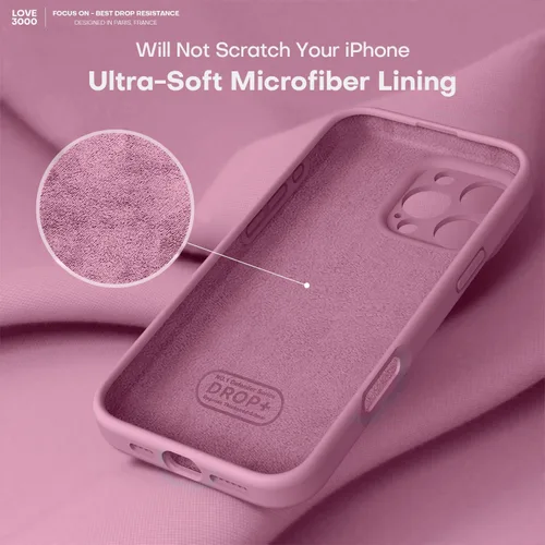 Vista 1402 de LOVE 3000 Diseñada para Funda iPhone Air, Silicona Premium [Compatible con Magsafe][Forro de Microfibra Suave Anti-Rayones] Funda Protectora