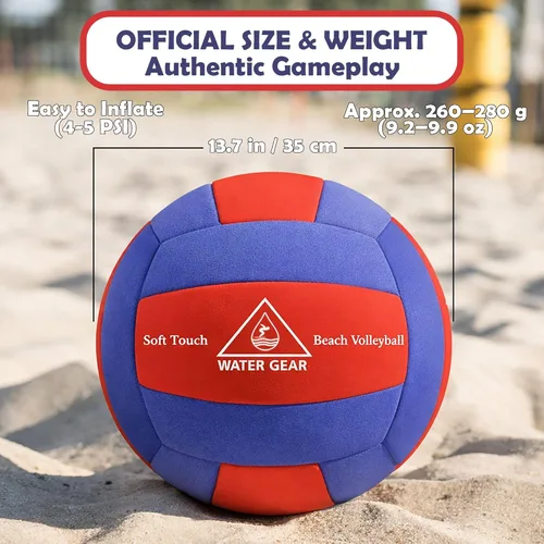 Vista 7 de Water Gear Balón de voleibol de agua cubierto de neopreno