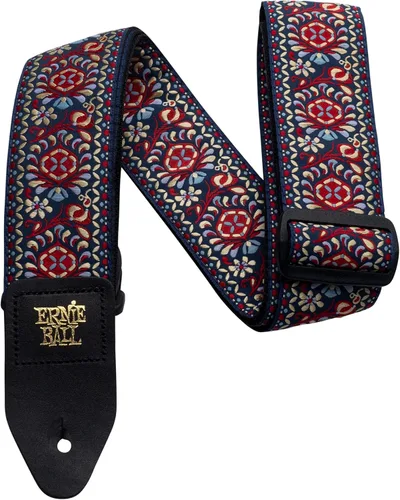 Vista 4 de Ernie Ball Correa de guitarra Jacquard, azul Albuquerque (P04609)