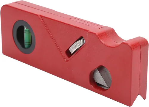 Vista 7 de Plano de chaflán para madera, herramienta de aplanamiento de esquina de borde de carpintería, herramienta de mano para cepilladora de madera, bisel