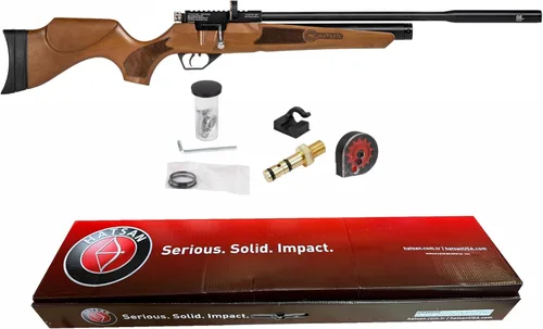 Vista 4 de Hatsan Hydra .177 Cal PCP QE - Rifle de aire con paquete de 500 pellets y 100 objetivos de papel