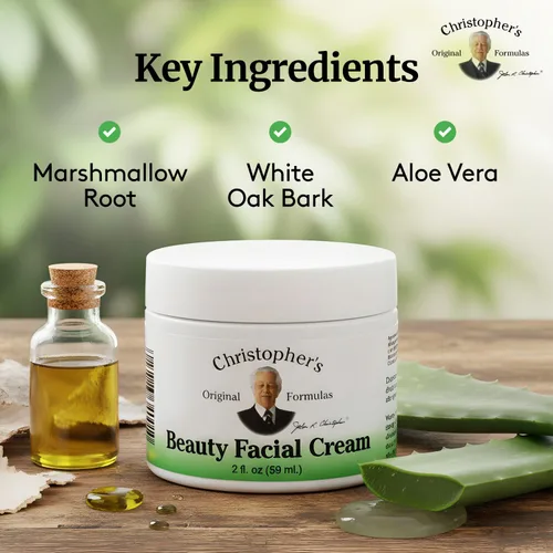 Vista 3 de Christopher's Original Formulas Crema facial de belleza, 2 onzas (paquete de 2)