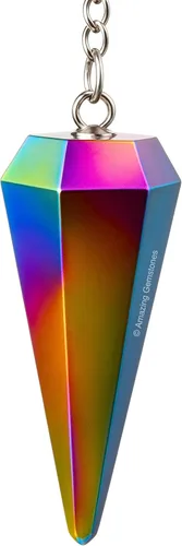 Vista 52 de Amazing Gemstone Paquete de 11 Péndulos de Cristal Conjunto a Granel con Tablero de Péndulo - Cristales a Granel al Por Mayor