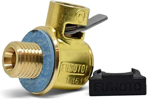 Fumoto F-133: VÁLVULA ESTÁNDAR CON ROSCAS DE 12MM-1.25 CON CLIP DE PALANCA