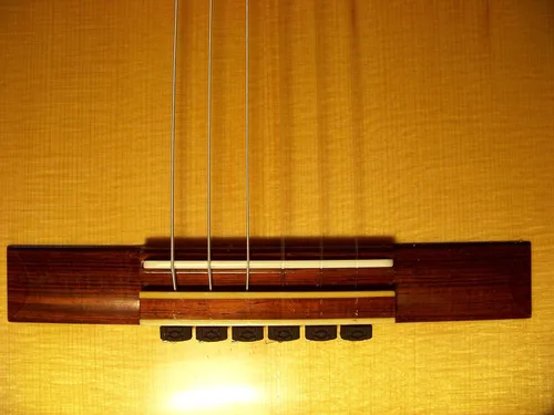 Vista 6 de Rosette Diamond - Bridas de cuerda de guitarra clásica, cuentas de puente de perfil bajo