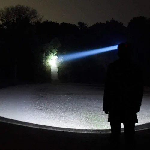 Vista 3 de Linterna frontal recargable súper brillante de 20000 lúmenes, linterna de cabeza USB-C, lámpara de cabeza ultra brillante, luz impermeable